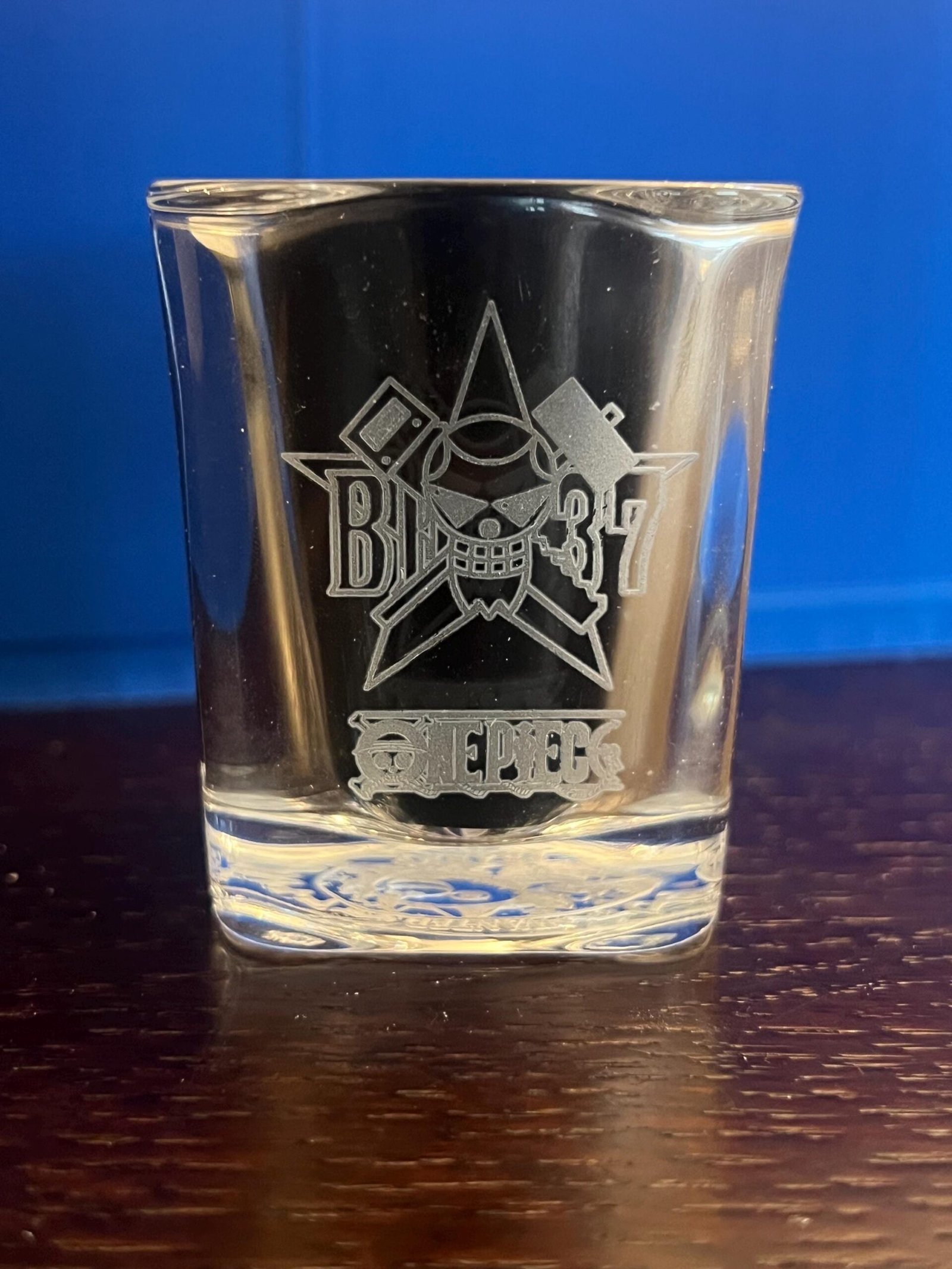 One Piece Anime Shot Glasses Engraved Single