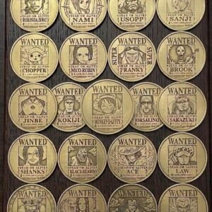 Collectors Gold Coin Anime Engraved