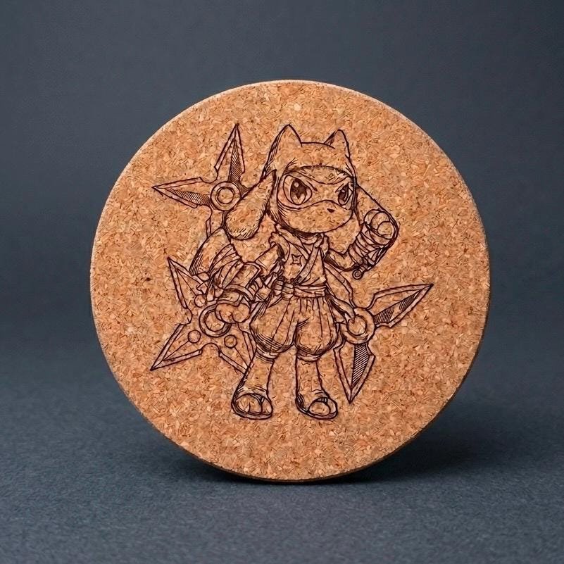 Engraved Pokemon Coasters