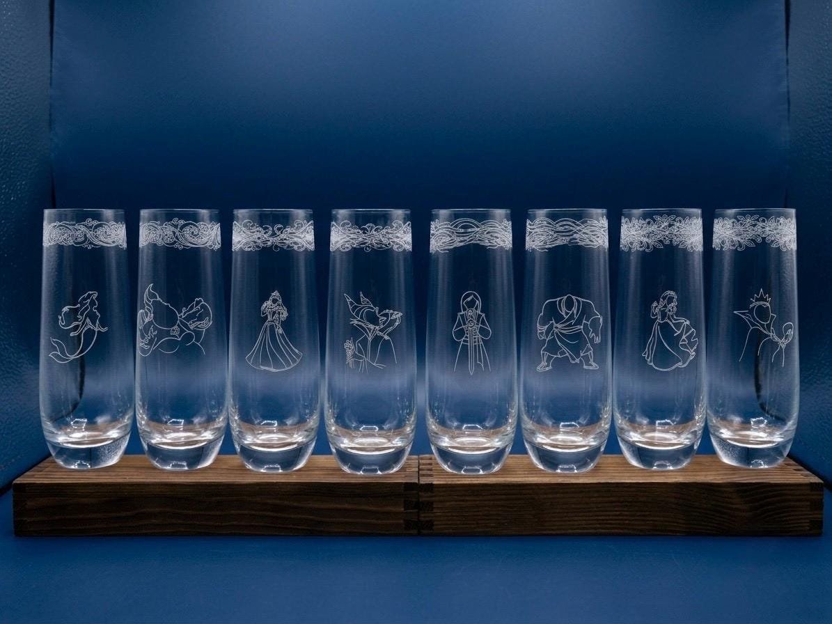 Princess & Villian Flute Glass Collection